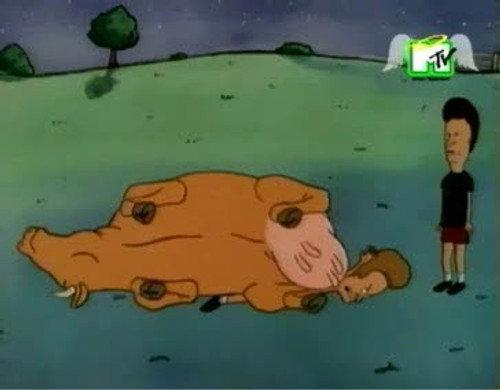 Beavis and Butt-Head Season 4 Episode 2 - Cow Tipping