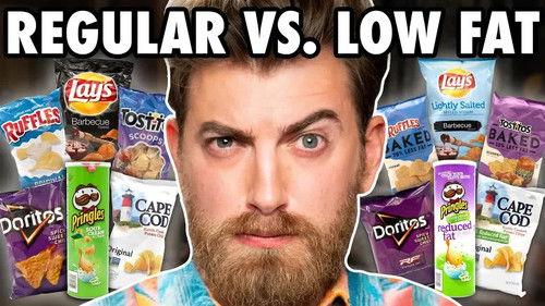 Good Mythical Morning Season 15 Episode 3 - Low Fat vs. Regular Chips Taste Test