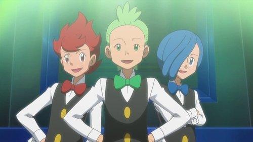 Pokémon Season 14 Episode 5 - Triple Leaders, Team Threats!