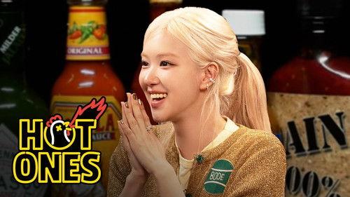 Hot Ones Season 25 Episode 8 - ROSÉ Needs a Stress Ball While Eating Spicy Wings