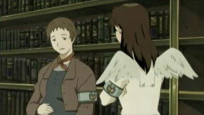 Haibane Renmei Season 1 Episode 5 - Library / Abandoned Factory / The Beginning of the World