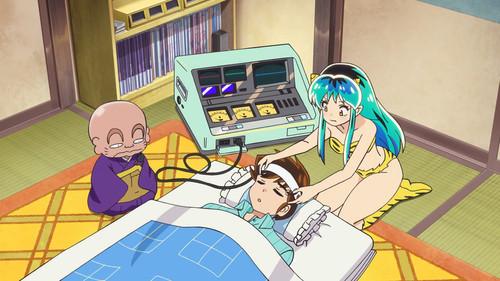 Urusei Yatsura Season 1 Episode 35 - Lovely Darling in Danger!! / Foxes in the Moonlight / The Home Visit Blues: Mark Onsen Goes to Space