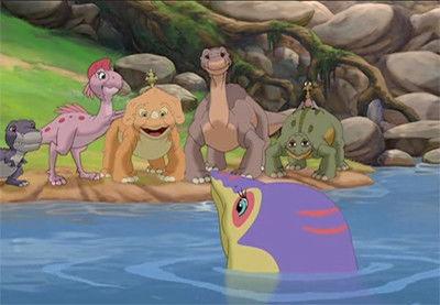 The Land Before Time Season 1 Episode 14 - The Missing Fast Water Adventure