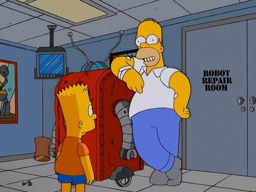 The Simpsons Season 15 Episode 9 - I, (Annoyed Grunt)-Bot