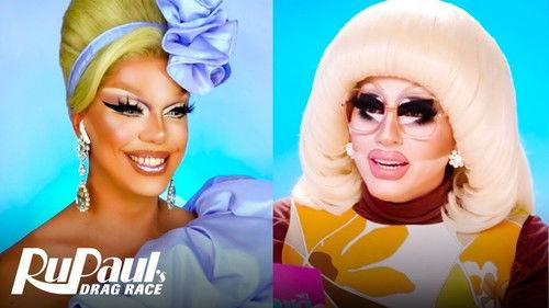 The Pit Stop Season 12 Episode 10 - The Pit Stop S13 E10 | Trixie Mattel & Nicky Doll Talk Makeover Week | RuPaul's Drag Race