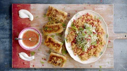 Jamie's 15-Minute Meals Season 1 Episode 7 - Chicken Dim Sum and Crab Briks