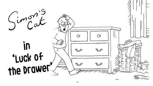 Simon's Cat Season 16 Episode 2 - Luck of the Drawer