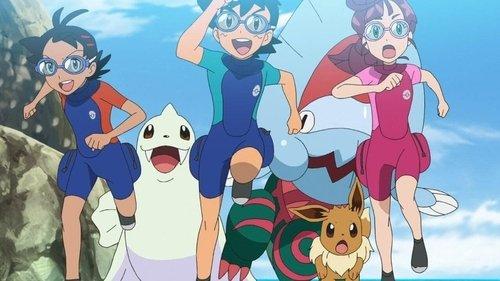 Pokémon Season 24 Episode 15 - On Land, in the Sea, and to the Future!