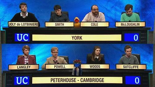 University Challenge Season 45 Episode 25 - York v Peterhouse, Cambridge