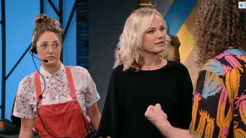 Comedy Bang! Bang! Season 5 Episode 17 - Malin Akerman Wears a Black Blouse and Cropped Jeans