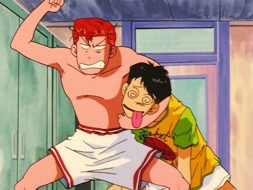 Background image for Basketball Man Hanamichi Joins the Team