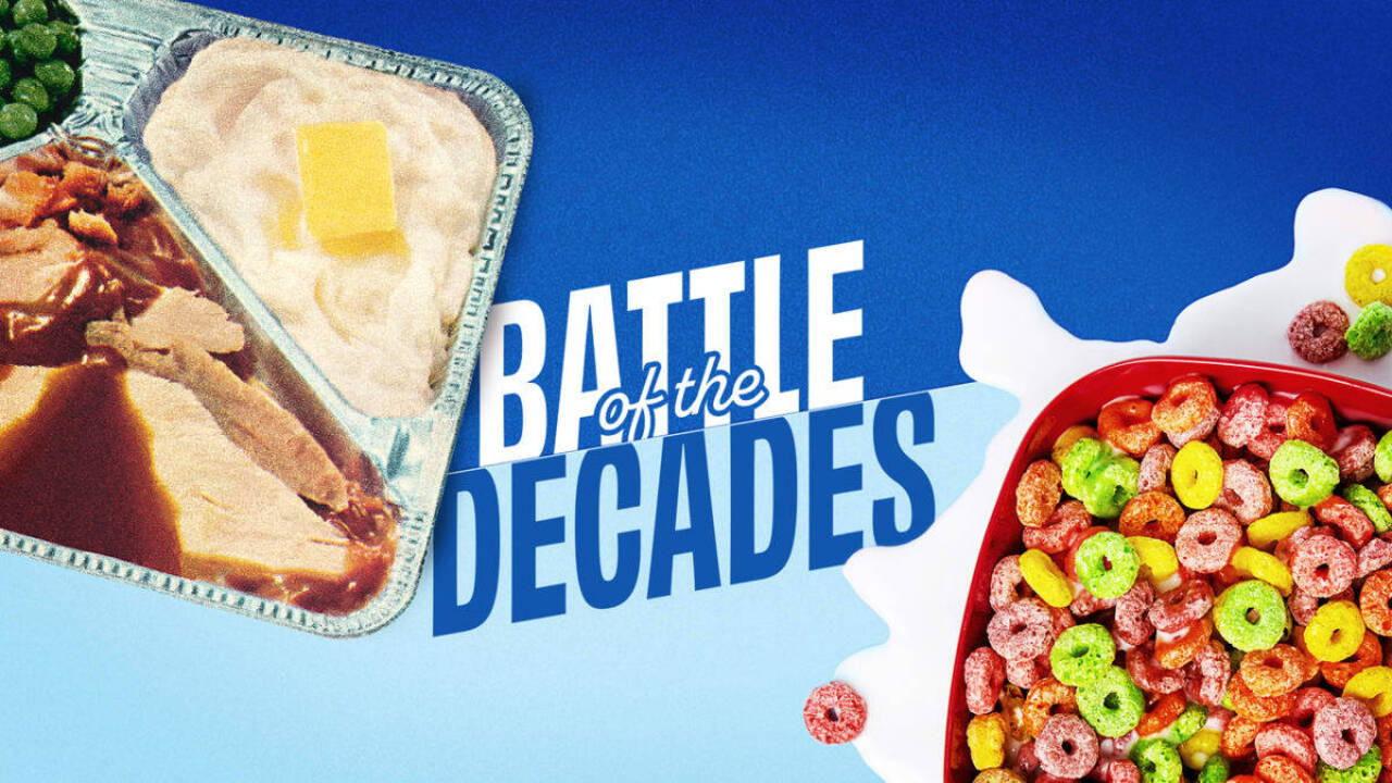 Battle of the Decades backdrop