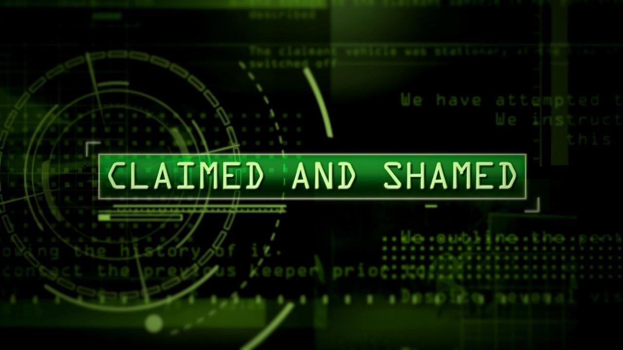 Claimed and Shamed backdrop