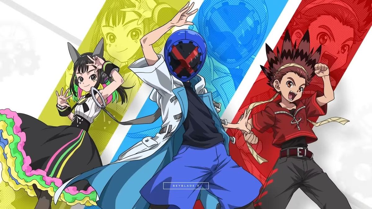 Beyblade X backdrop