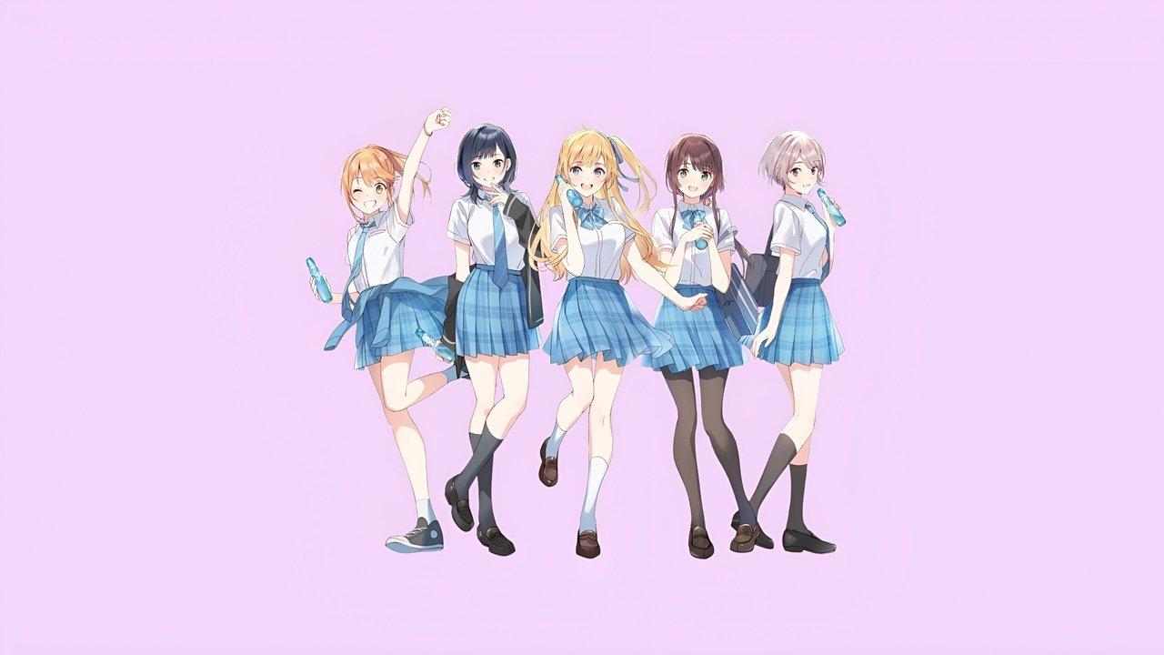 Chitose Is in the Ramune Bottle backdrop