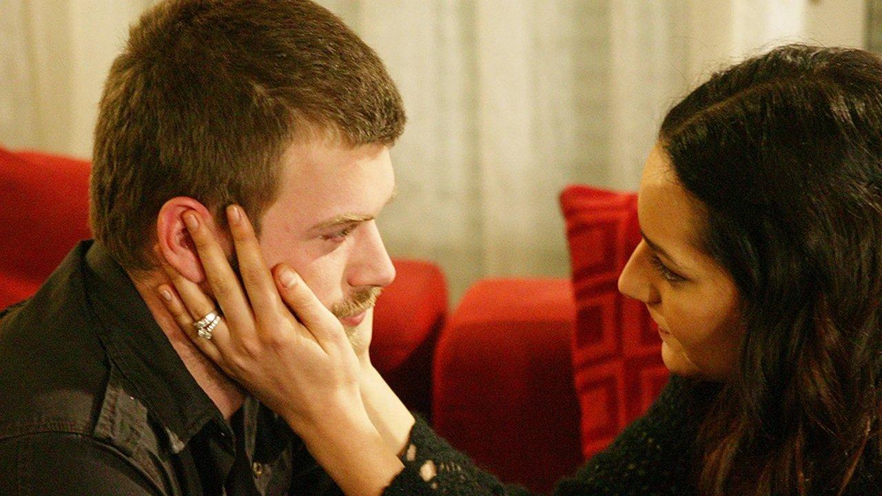 Menekse and Halil backdrop