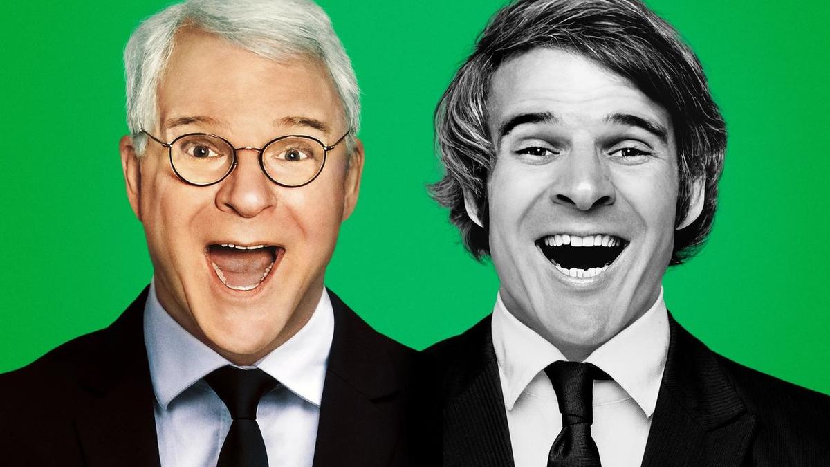 STEVE! (martin) a documentary in 2 pieces backdrop