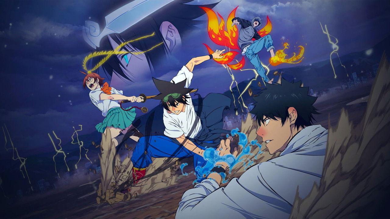 The God of High School backdrop