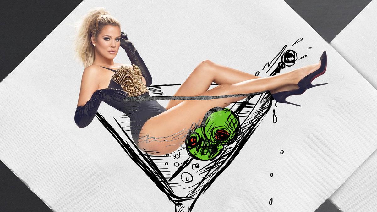 Kocktails With Khloé backdrop
