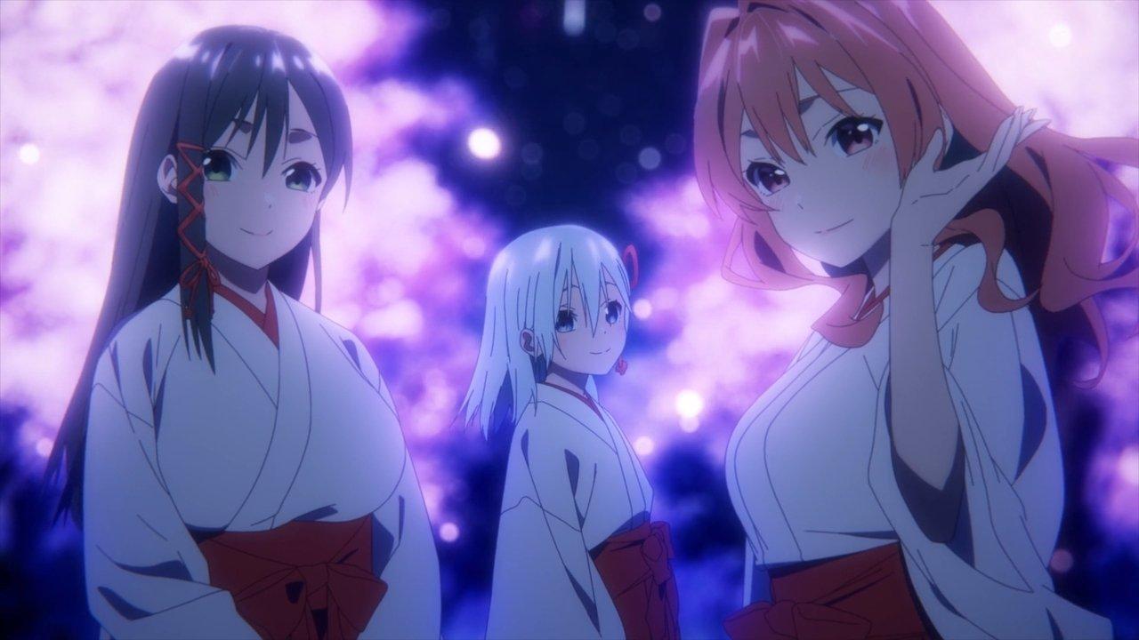 Tying the Knot with an Amagami Sister backdrop