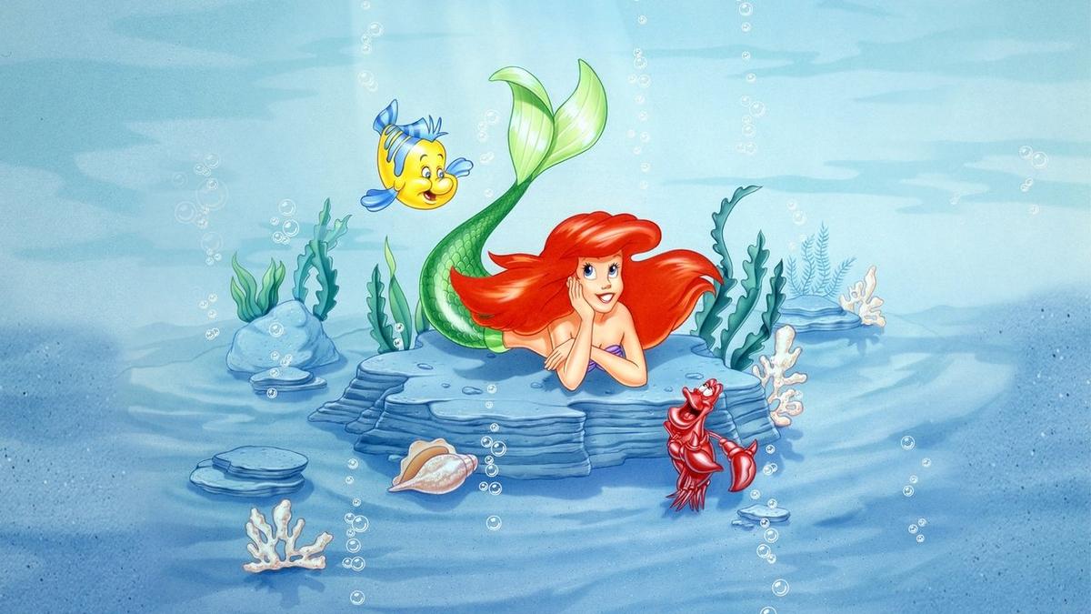 The Little Mermaid backdrop