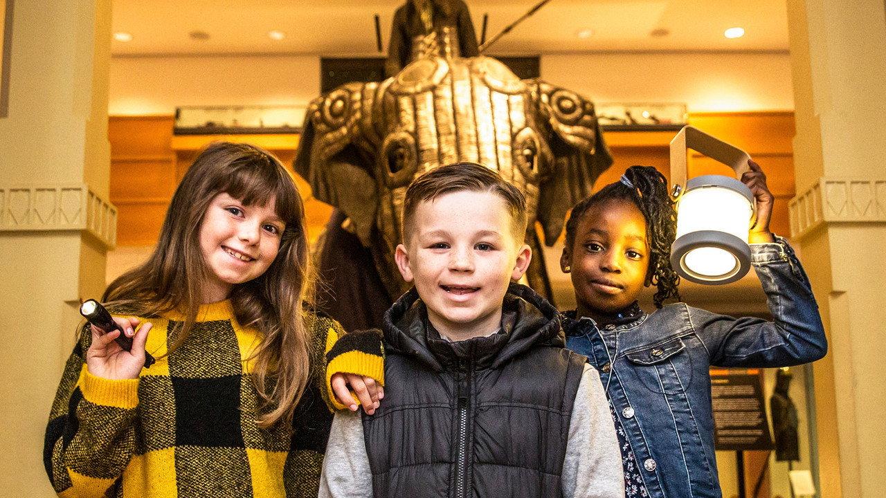 One Night in the Museum backdrop