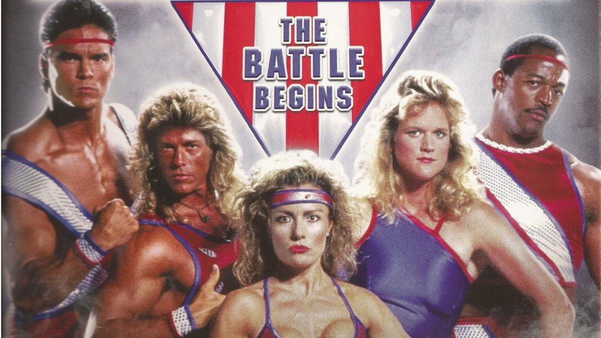 American Gladiators backdrop