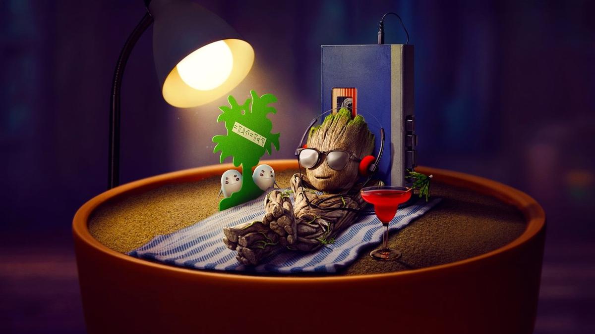 I Am Groot backdrop