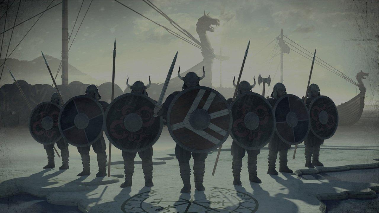 The Vikings backdrop