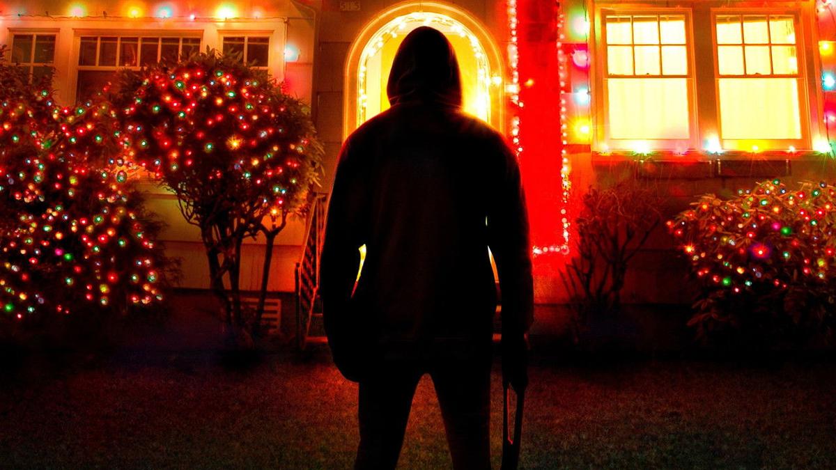 Homicide for the Holidays backdrop