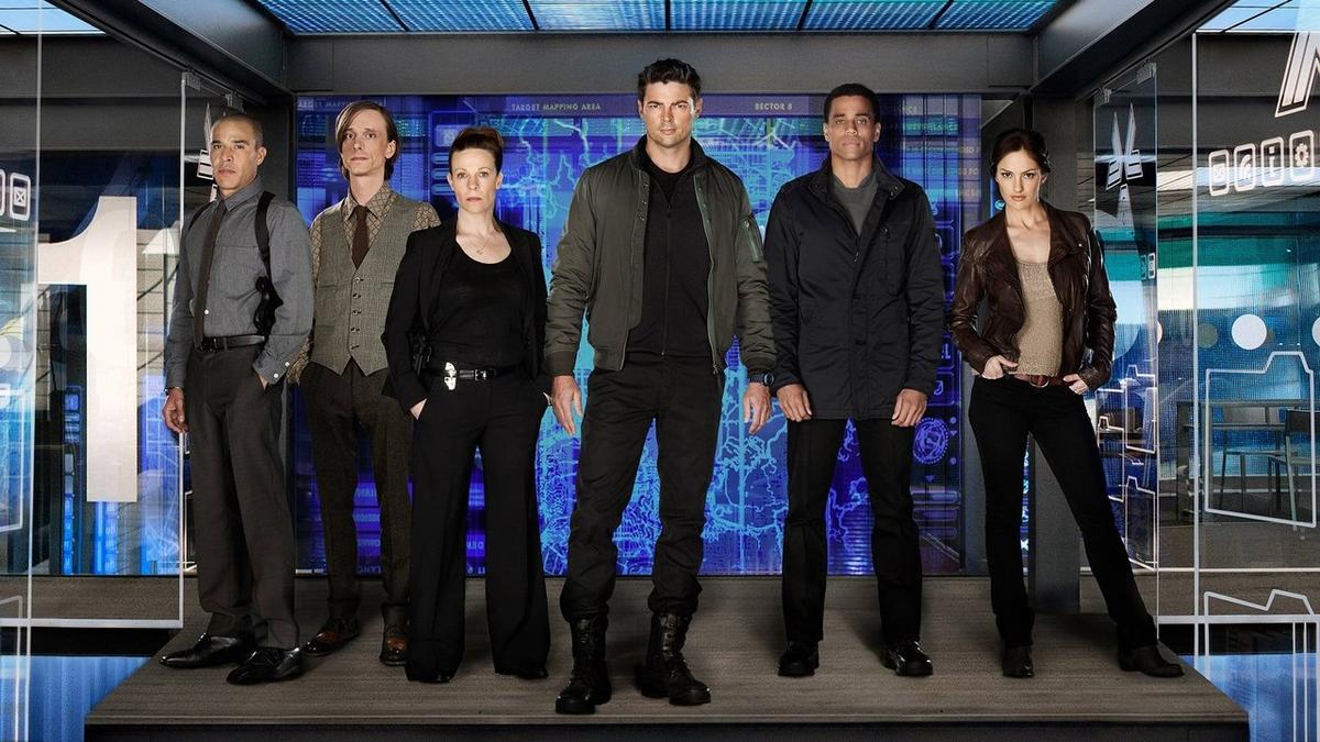 Almost Human backdrop