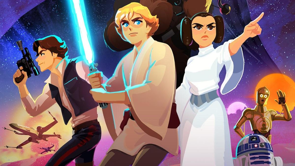 Star Wars Galaxy of Adventures backdrop