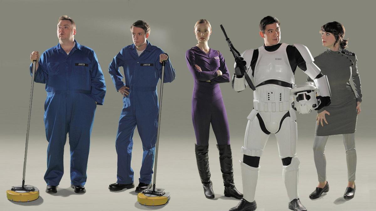 Space Janitors backdrop