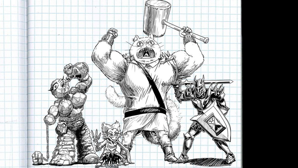 Draw Your Weapons backdrop