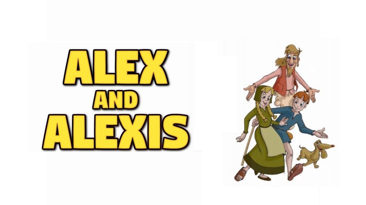Alex and Alexis backdrop