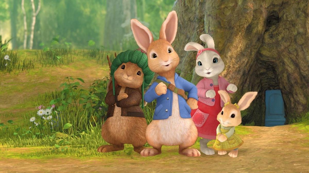 Peter Rabbit backdrop