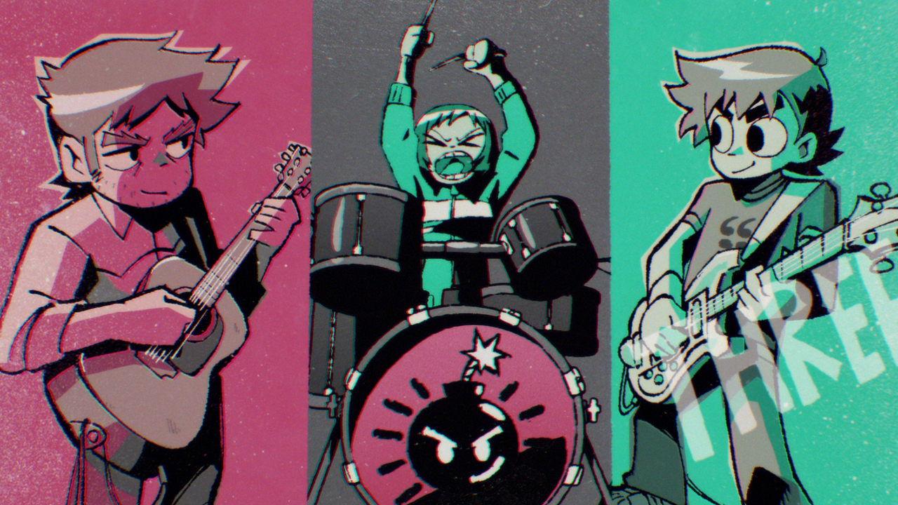 Scott Pilgrim Takes Off backdrop