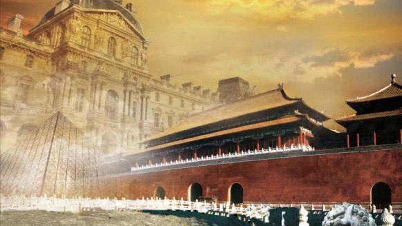 When the Louvre Museum Meets the Forbidden City backdrop