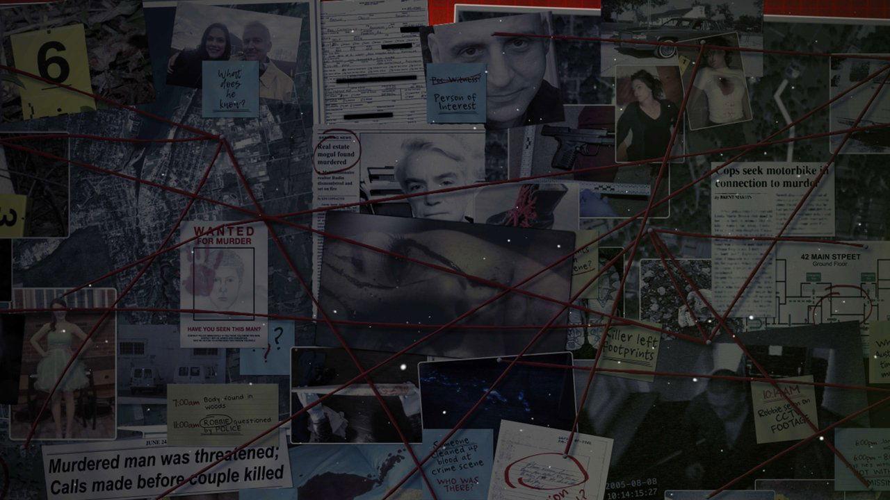 Murder Wall backdrop
