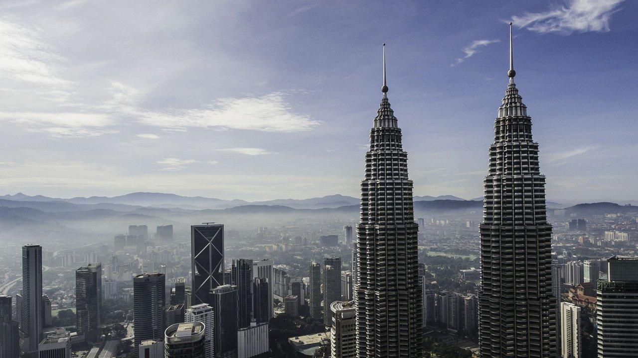 Aerial Asia backdrop