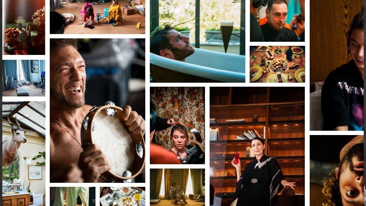 6 x confiné.e.s backdrop