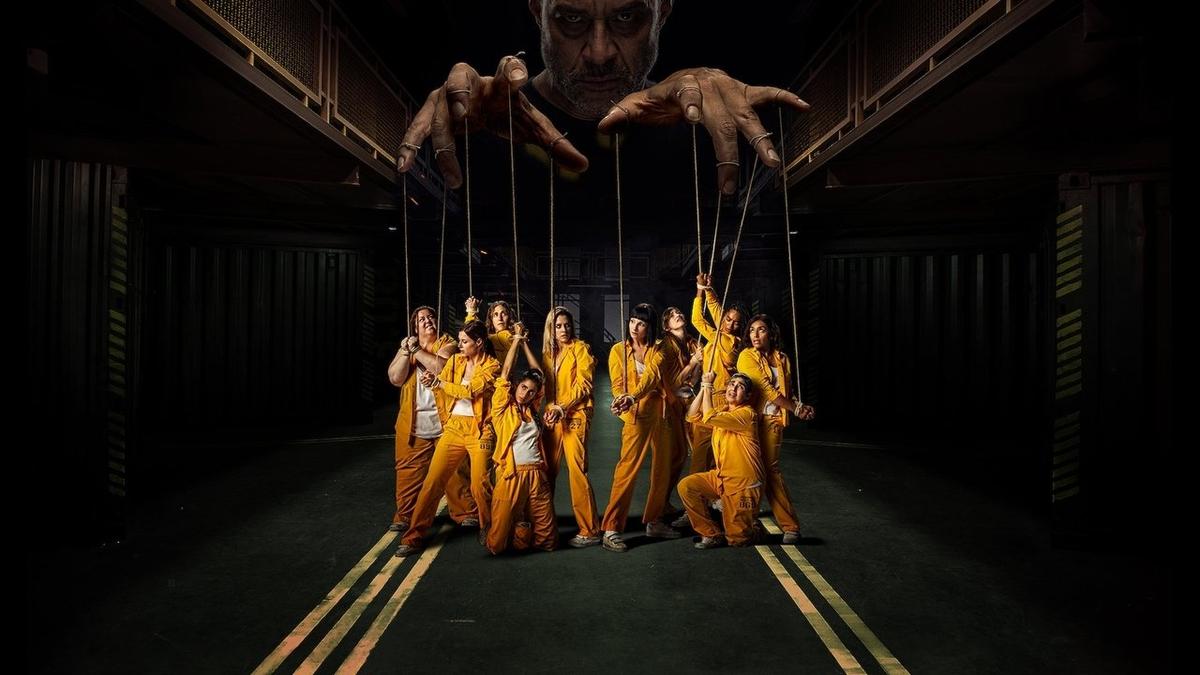 Locked Up backdrop