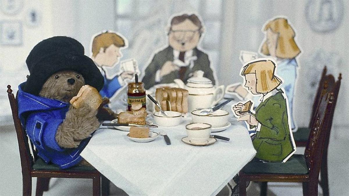 Paddington Bear backdrop