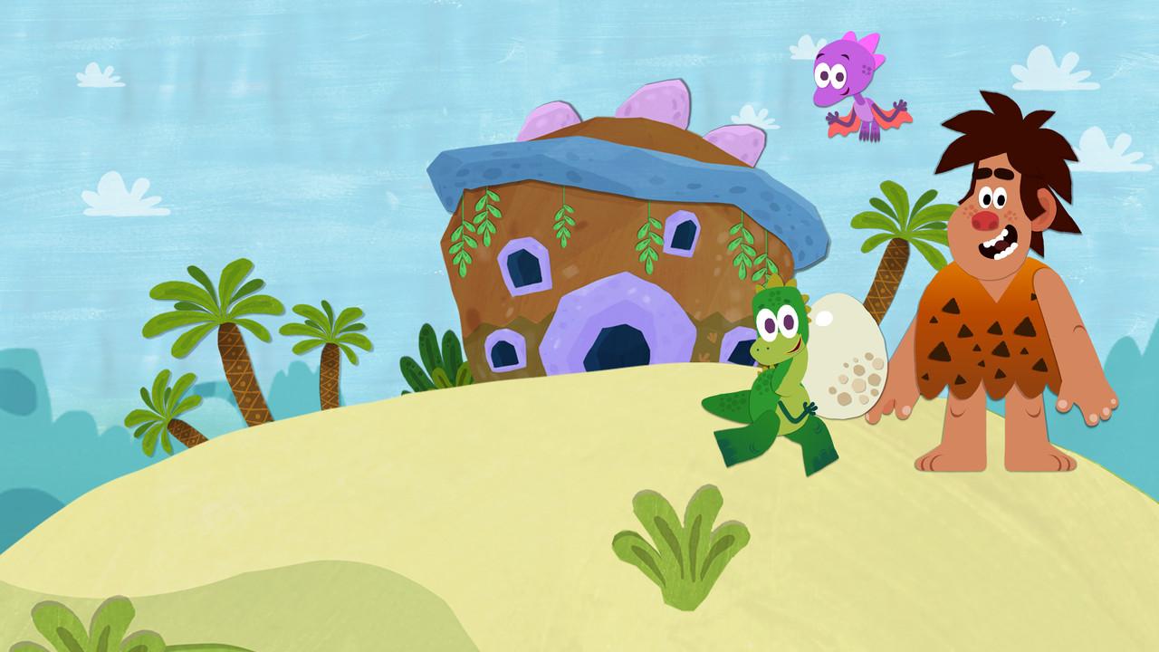 Dino & The Egg Hunt backdrop