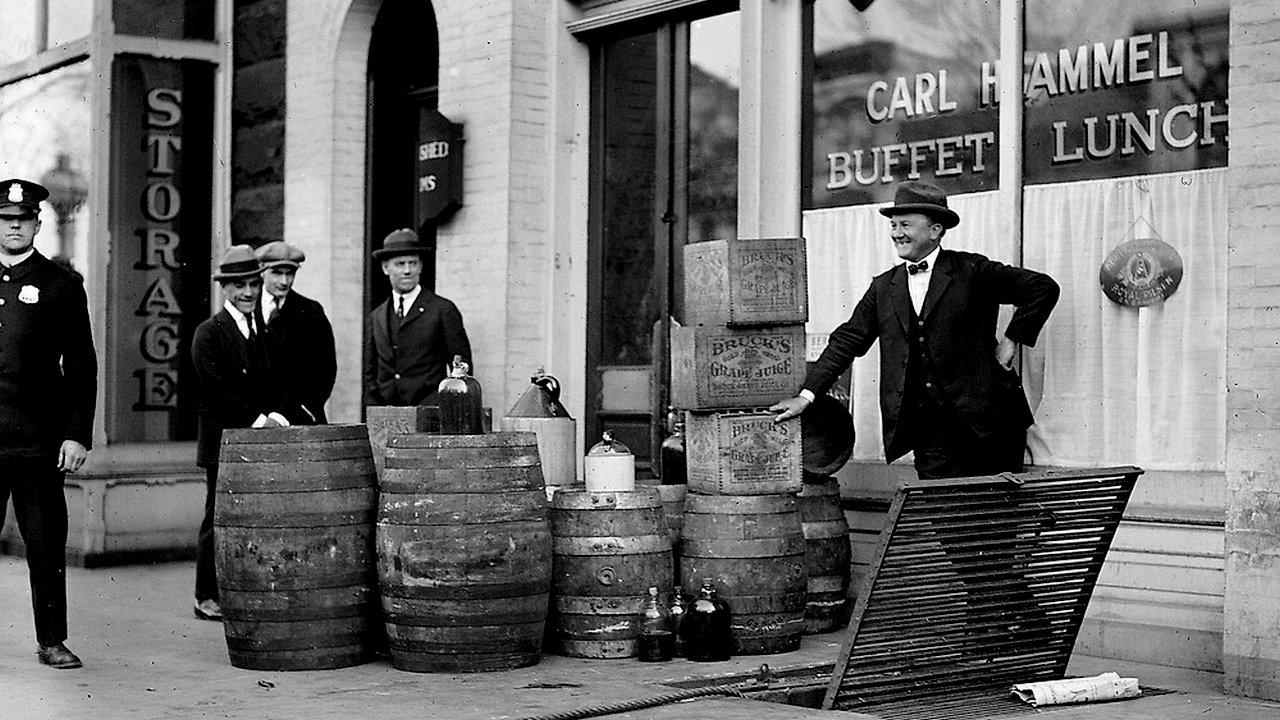 Prohibition backdrop
