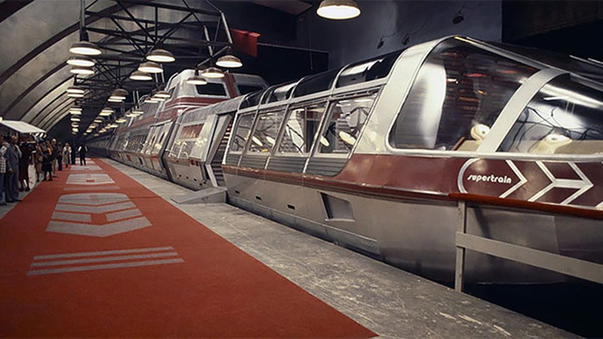 Supertrain backdrop