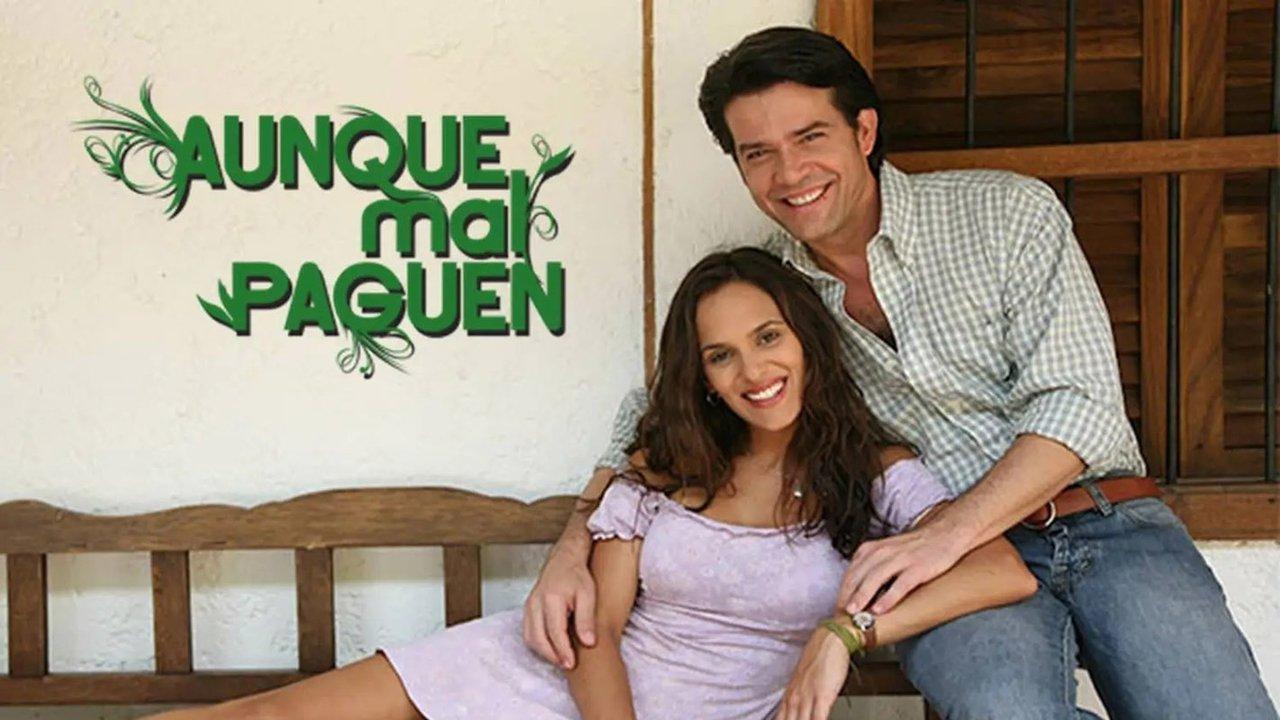 Aunque mal paguen backdrop