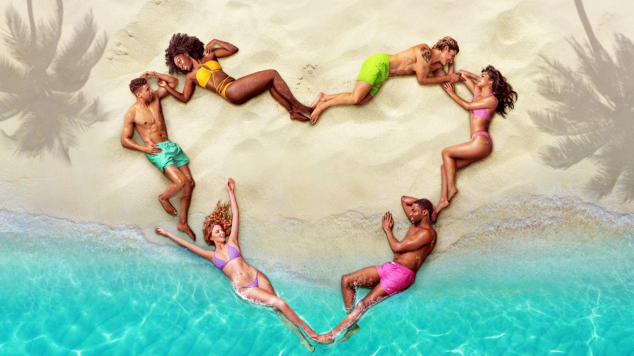 Love Island backdrop