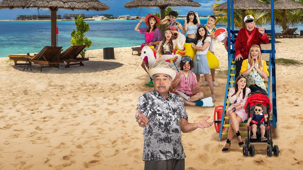 Una familia de diez backdrop