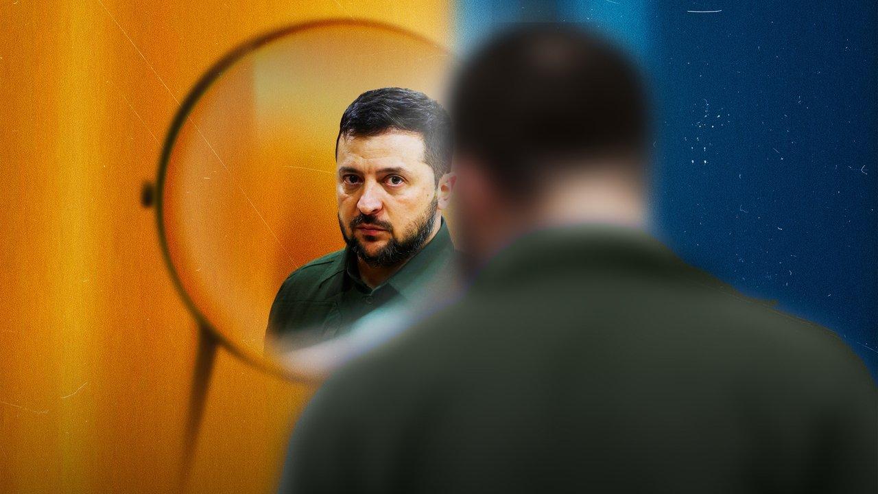 The Zelensky Story backdrop